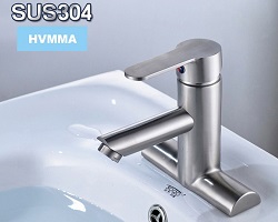 Vòi Lavabo nóng lạnh (2 chân tròn) SUS304 + 2 dây cấp - Cao cấp ITALIA Vòi Lavabo nóng lạnh (2 chân tròn) SUS304 + 2 dây cấp - Cao cấp ITALIA